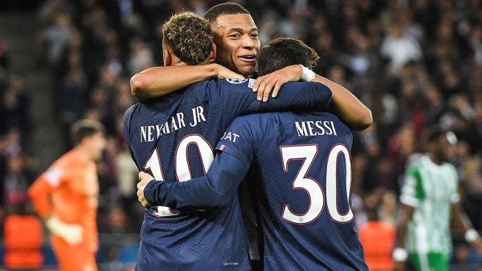 PSG’s star trio: Lionel Messi, Kylian Mbappe and Neymar